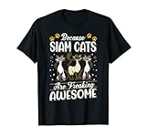 Because Siam Cats are freaking awesome Gato siames Camiseta