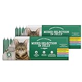 by Amazon Alimento completo para gatos adultos - SelecciÃ³n mixta en gelatina, 4,8 kg (48 Paquetes...