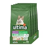 Ultima Pienso para gatos esterilizados con problemas del tracto urinario: Pack de 4 x 1.5 kg -...