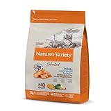 Nature's Variety Selected, Pienso para Gatos Adultos Esterilizados, Sin cereales, con Salmón...
