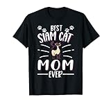 Best Siam Cat Mom Ever Gato siames Camiseta