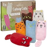 Gatitos de hierba gatera: Kit de juguetes de primera calidad para gatos compuesto por seis...